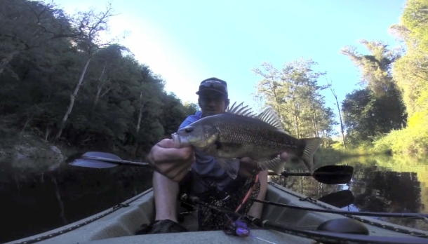 Victoria's Hopkins River provides some good sport fishing options for loclas in the know. Image: Tim Vincent